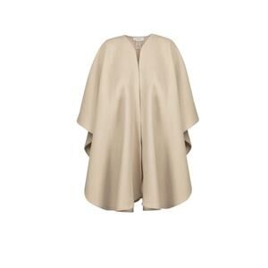 Pomandere Beige Cape Coat